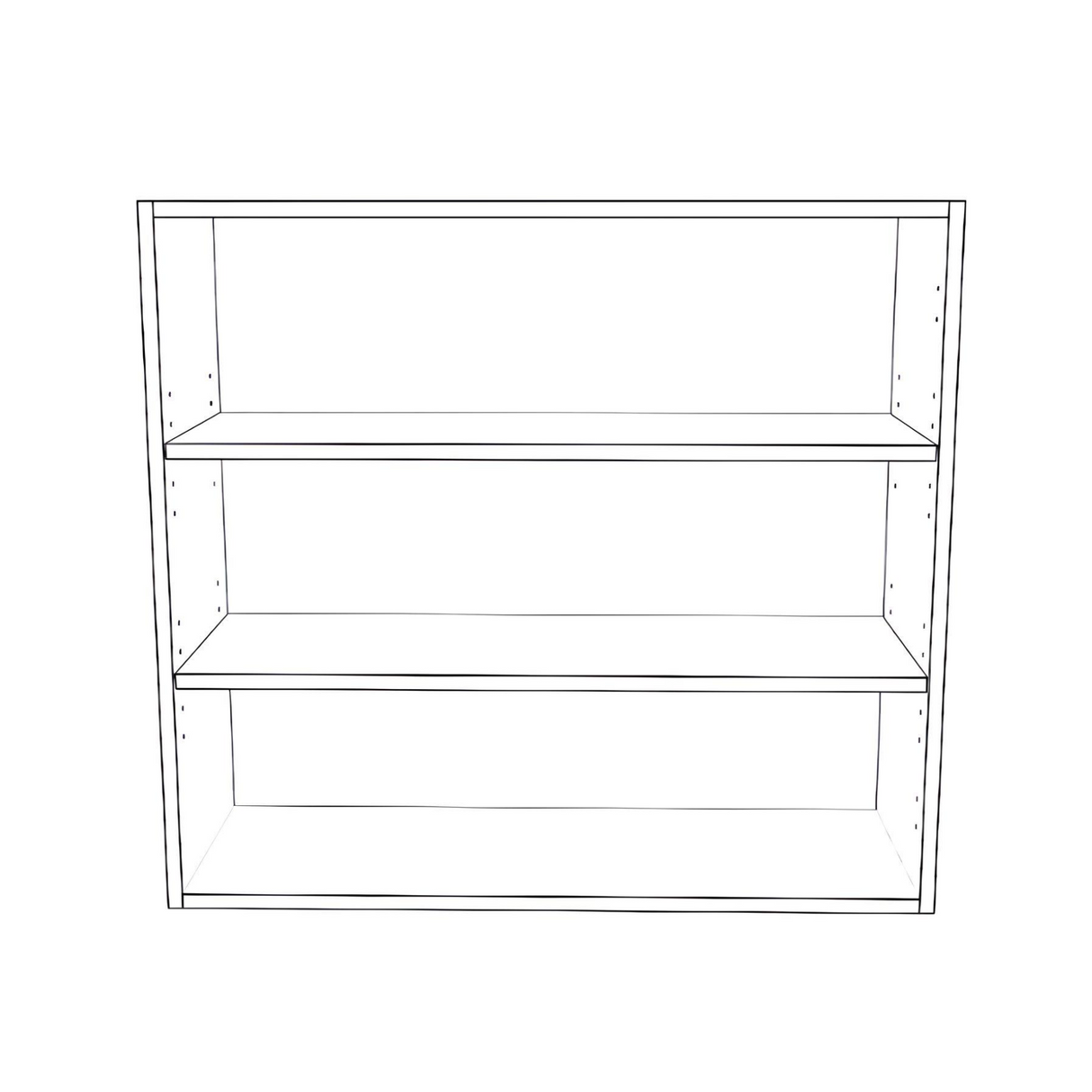 33" Wide x 30" High Wall Cabinet - Painted Doors