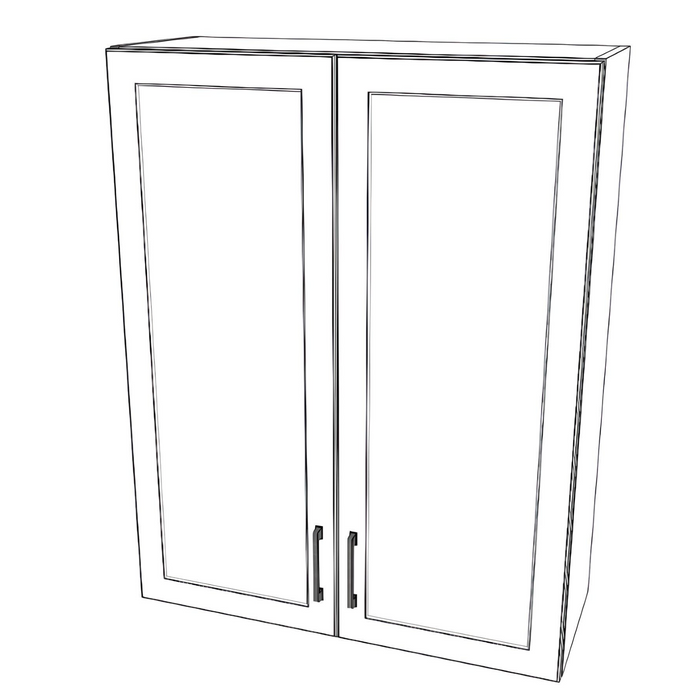 33" Wide x 42" High Wall Cabinet - Thermofoil Doors