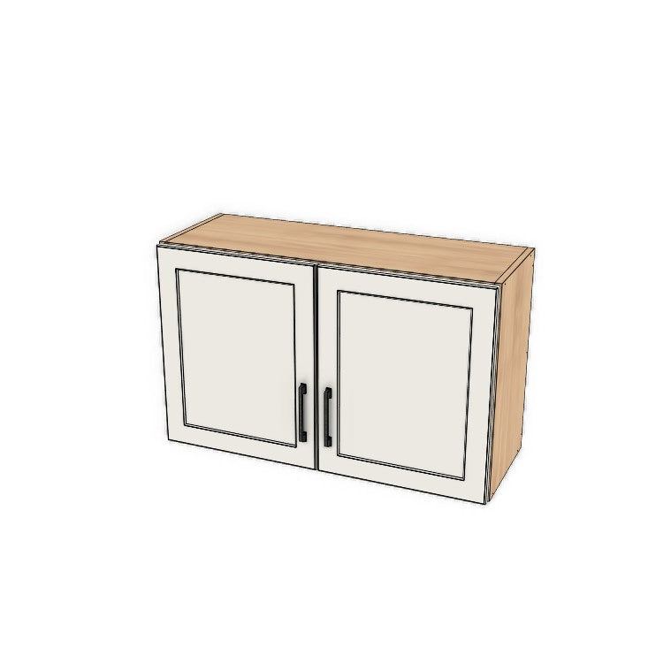 34" Wide x 21" High Fridge/Stove Cabinet - (Ply Wood Boxes - Painted Doors)
