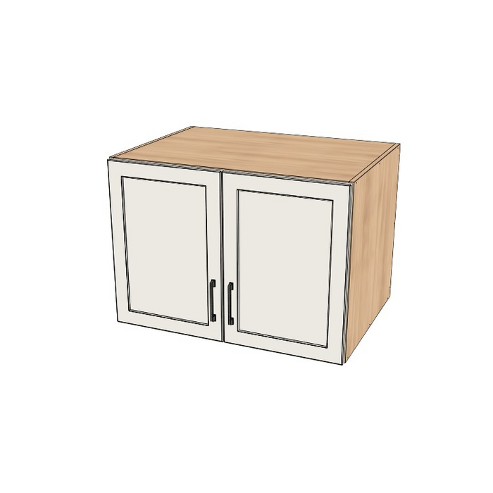 34" Wide x 24" High x 24" Deep Fridge/Stove Cabinet - (Ply Wood Boxes - Thermofoil Doors)