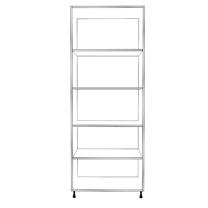 34" Wide Tall Pantry Cabinet - Thermofoil Doors