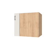 34" Blind Corner Base Cabinet - Door on Right/Left Side - (Hardrock Maple Melamine Boxes - Flat Panel Doors)