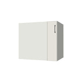34" Blind Corner Base Cabinet - Door on Right/Left Side - (White Melamine Boxes - Flat Panel Doors)