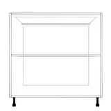 34" Wide Base Cabinet - Painted Doors