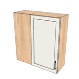 34" Wide 36" High Blind Corner Wall Cabinet - Door on Right/Left Side - (Ply Wood Boxes - Painted Doors)