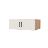 34" Wide x 12" High x 24" Deep Fridge/Stove Cabinet - (Ply Wood Boxes - Flat Panel Doors)
