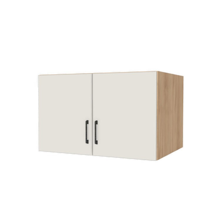 34" Wide x 21" High x 24" Deep Fridge/Stove Cabinet - (Ply Wood Boxes - Flat Panel Doors)
