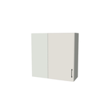 34" Wide 34" High Blind Corner Wall Cabinet - Door on Right/Left Side - (White Melamine Boxes - Flat Panel Doors)