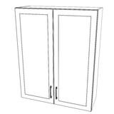 34" Wide x 42" High Wall Cabinet - Thermofoil Doors