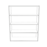 34" Wide x 42" High Wall Cabinet - Painted Doors