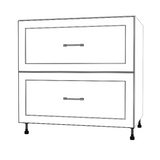 35" Wide Drawer Cabinet - Thermofoil Doors