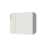 35" Blind Corner Base Cabinet - Door on Right/Left Side - (White Melamine Boxes - Flat Panel Doors)