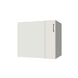 35" Blind Corner Base Cabinet - Door on Right/Left Side - (White Melamine Boxes - Flat Panel Doors)
