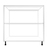 35" Wide Base Cabinet - Thermofoil Doors