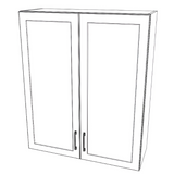 35" Wide x 42" High Wall Cabinet - Thermofoil Doors