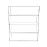 35" Wide x 42" High Wall Cabinet - Thermofoil Doors
