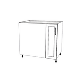 36" Blind Corner Base Cabinet - Door on Right/Left Side - Painted Doors