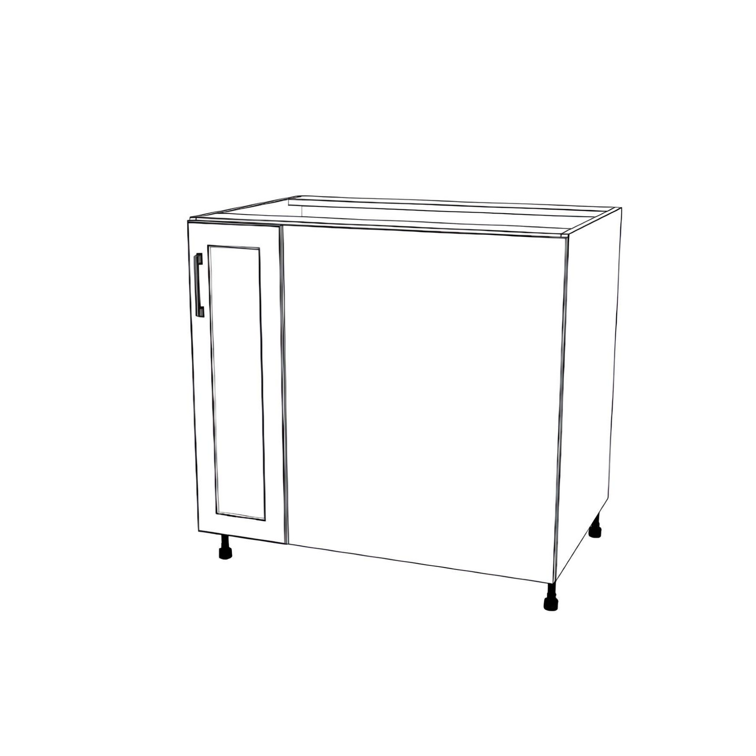 Lower Corner Thermofoil Doors — RTI