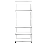 36" Wide Tall Pantry Cabinet - Painted Doors