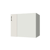 36" Blind Corner Base Cabinet - Door on Right/Left Side - (White Melamine Boxes - Flat Panel Doors)