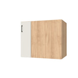 36" Blind Corner Base Cabinet - Door on Right/Left Side - (Hardrock Maple Melamine Boxes - Flat Panel Doors)