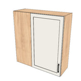 36" Wide 38" High Blind Corner Wall Cabinet - Door on Right/Left Side - (Hardrock Maple Melamine Boxes - Painted Doors)