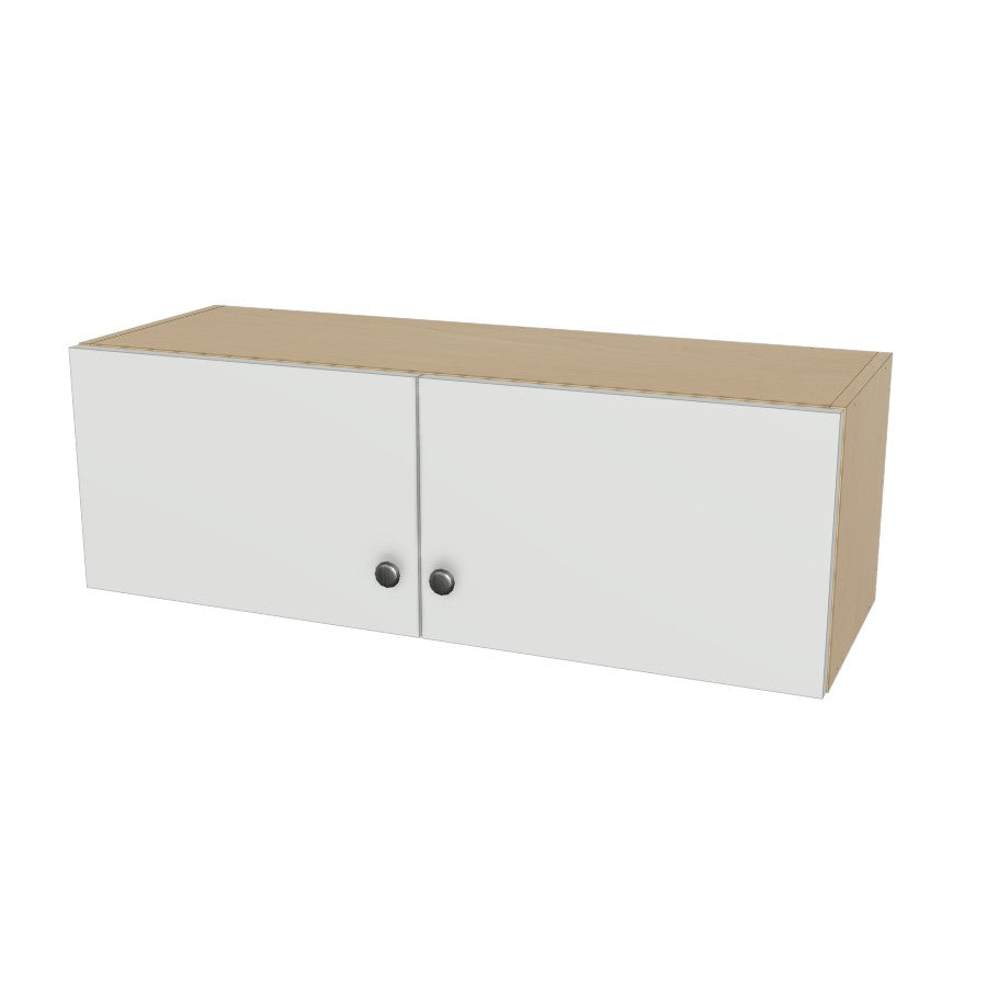 36" Wide x 12" High Wall Cabinet - (Ply Wood Boxes - Flat Panel Doors)