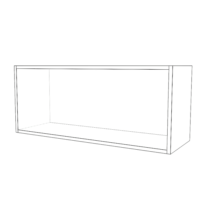 36" Wide x 15" High Fridge Cabinet - Thermofoil Doors