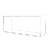 36" Wide x 15" High Stove Cabinet - Thermofoil Doors