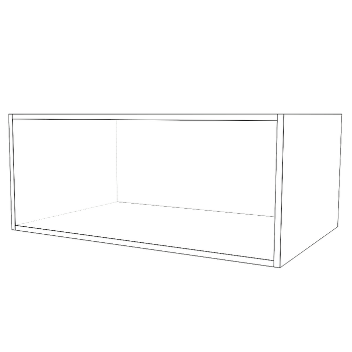 36" Wide x 15" High x 24" Deep Fridge Cabinet - Painted Doors