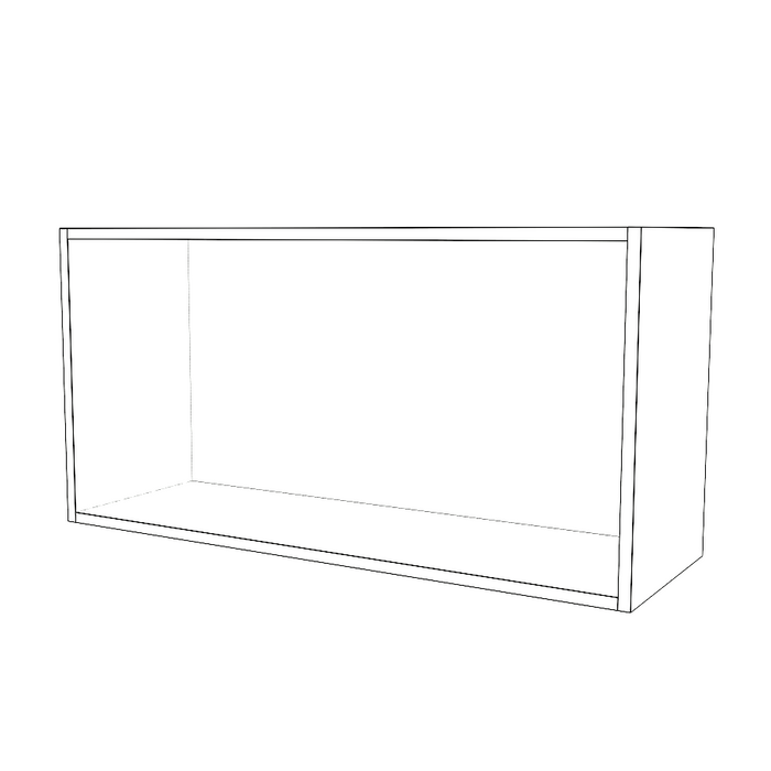 36" Wide x 18" High Fridge Cabinet - Thermofoil Doors