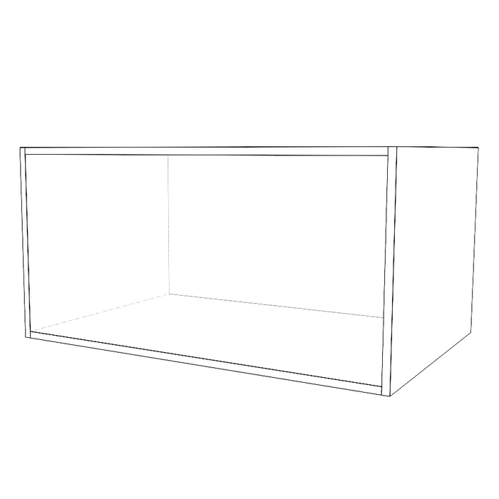 36" Wide x 18" High x 24" Deep Fridge Cabinet - Thermofoil Doors