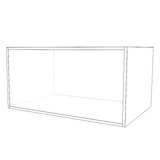 36" Wide x 18" High x 24" Deep Fridge Cabinet - Painted Doors