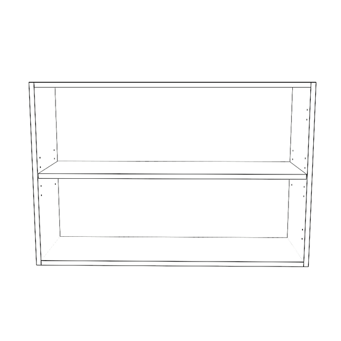36" Wide x 24" High Wall Cabinet - Thermofoil Doors