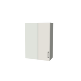 26" Wide 36" High Blind Corner Wall Cabinet - Door on Right/Left Side - (White Melamine Boxes - Flat Panel Doors)