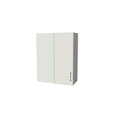 28" Wide 36" High Blind Corner Wall Cabinet - Door on Right/Left Side - (White Melamine Boxes - Flat Panel Doors)