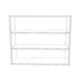 36" Wide x 30" High Wall Cabinet - Thermofoil Doors