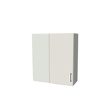 32" Wide 36" High Blind Corner Wall Cabinet - Door on Right/Left Side - (White Melamine Boxes - Flat Panel Doors)