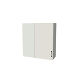 34" Wide 36" High Blind Corner Wall Cabinet - Door on Right/Left Side - (White Melamine Boxes - Flat Panel Doors)