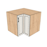 36x36" L Shape Base Corner Cabinet - (Hardrock Maple Melamine Boxes - Thermofoil Doors)