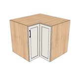 37x37" L Shape Base Corner Cabinet - (Hardrock Maple Melamine Boxes - Thermofoil Doors)