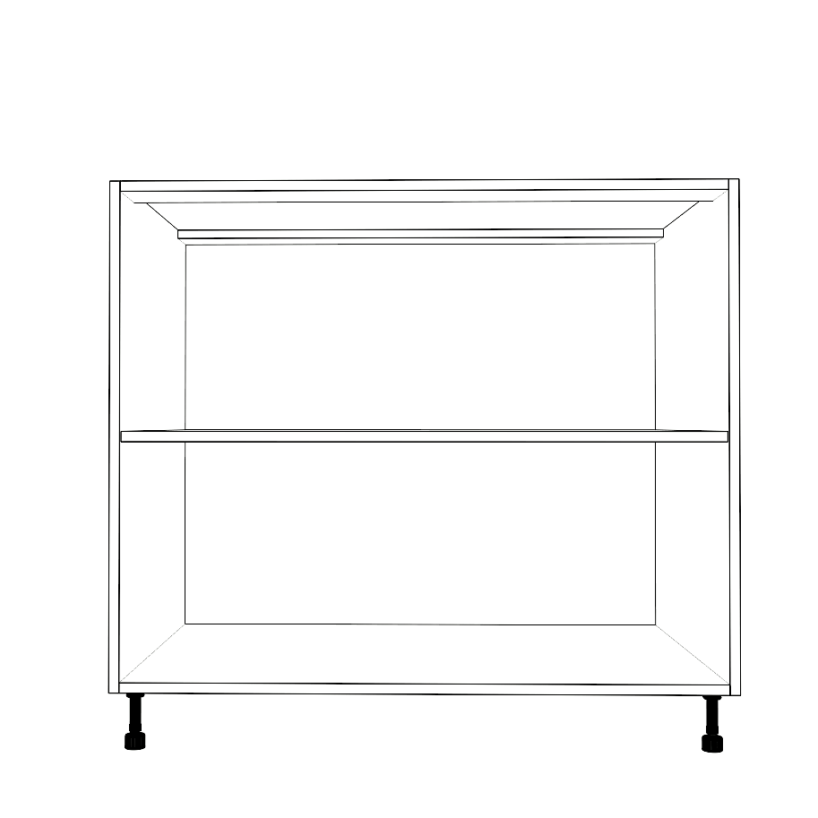 38" Blind Corner Base Cabinet - Door on Right/Left Side - Painted Doors