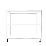 38" Blind Corner Base Cabinet - Door on Right/Left Side - Painted Doors