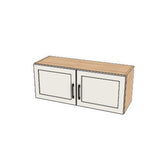 38" Wide x 15" High Fridge/Stove Cabinet - (Ply Wood Boxes - Painted Doors)