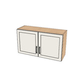 38" Wide x 21" High Fridge/Stove Cabinet - (Ply Wood Boxes - Painted Doors)