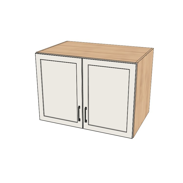 38" Wide x 27" High x 24" Deep Fridge/Stove Cabinet - (Ply Wood Boxes - Painted Doors)