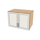 38" Wide x 27" High x 24" Deep Fridge/Stove Cabinet - (Ply Wood Boxes - Painted Doors)