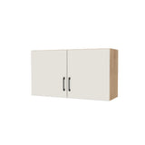 38" Wide x 21" High Fridge/Stove Cabinet - (Hardrock Maple Melamine Boxes - Flat Panel Doors)