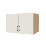 38" Wide x 24" High x 24" Deep Fridge/Stove Cabinet - (Hardrock Maple Melamine Boxes - Flat Panel Doors)