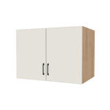 38" Wide x 27" High x 24" Deep Fridge/Stove Cabinet - (Hardrock Maple Melamine Boxes - Flat Panel Doors)